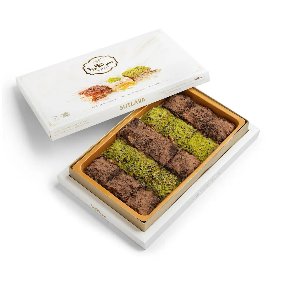 سوتلاوا دورنگ ۱۵ عددی (پسته، گردو)